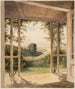 Auckland fra verandaen på Mr. Reader Woods' sommerhus - John Kinder — visning af kunstværket