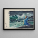 Et Rishi, der udløser en storm - John La Farge — indrammet kunstværk på væggen