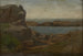 den gamle strandhytte i Newport - John La Farge — visning af kunstværket
