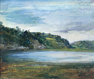 John La Farge - Paradise RocksStudy at Paradise Newport Rhode Island.webp