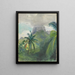 Le Pic de Maua Roa Île de Noon de Moorea Îles de la Société Uponohu - John La Farge — indrammet kunstværk på væggen