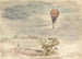 Ascension de ballon depuis Burlington House, Piccadilly, depuis la fenêtre chez M. B. Palmer - John Linnell — visning af kunstværket