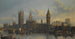 Le Palais de Westminster depuis la Tamise - John MacVicar Anderson — visning af kunstværket