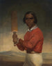 Portrait af Nannultera, en ung cricketspiller fra Poonindie - John Michael Crossland — visning af kunstværket