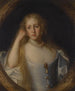 Portrait af en dame - John Michael Wright — visning af kunstværket
