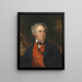 Richard Mentor Johnson - John Neagle — indrammet kunstværk på væggen