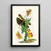 Le cabinet d'entomologie orientale Pl XXVI - John Obadiah Westwood — indrammet kunstværk på væggen