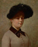 Portrait af Mary Gertrude Ethell Walker - John Ottis Adams — visning af kunstværket