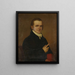 Samuel Hanson Cox 1793-1880 - John Paradise — indrammet kunstværk på væggen