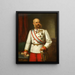 Kaiser François-Joseph Ier - John Quincy Adams — indrammet kunstværk på væggen