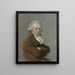 Portrait af Daniel Gardner - John Raphael Smith — indrammet kunstværk på væggen