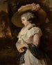 Portrait af en ung kvinde i rosa - John Raphael Smith — visning af kunstværket