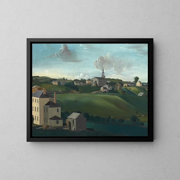 Colline de la salle de réunion, Roxbury, Massachusetts - John Ritto Penniman — indrammet kunstværk på væggen