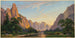 Yosemite-dalen, udsigt mod vest - John Ross Key — visning af kunstværket