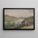 Vue de l'Hudson près de West Point - John Rubens Smith — indrammet kunstværk på væggen