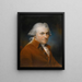 Portrait af John Johnson - John Russell — indrammet kunstværk på væggen