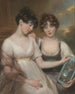 Portrait af Anne og Maria Russell - John Russell — visning af kunstværket