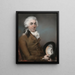 Portrait af George de Ligne Gregory (1740 - 1822) - John Russell Source: Tableau Portrait de George de Ligne Gregory (1740 - 1822) - John Russell | Reproduction — indrammet kunstværk på væggen