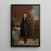 William Henry Harrison - John Sartain — indrammet kunstværk på væggen