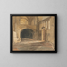 Entrée de la chapelle de Jésus, cathédrale de Norwich - John Sell Cotman — indrammet kunstværk på væggen