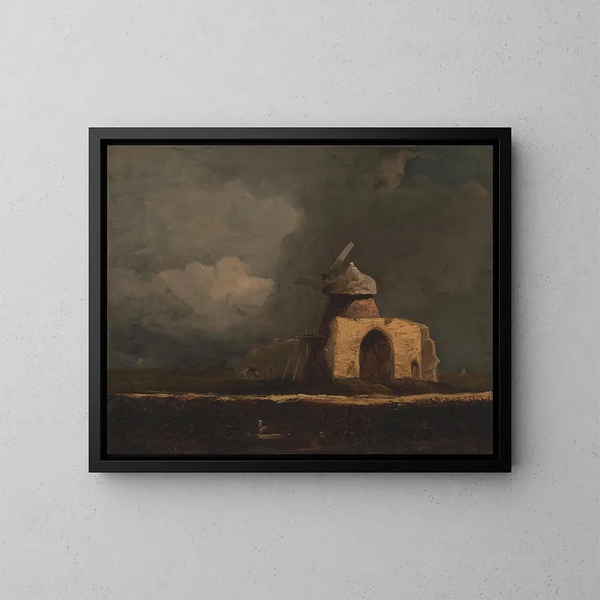 Abbaye de Saint-Bénet - John Sell Cotman — indrammet kunstværk på væggen