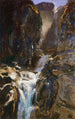 En vandfald - John Singer Sargent — visning af kunstværket
