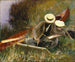 En udendørs studie - John Singer Sargent — visning af kunstværket