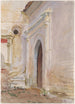 Porte cintrée - John Singer Sargent — visning af kunstværket