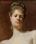 Model blondine - John Singer Sargent — visning af kunstværket