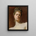 Model blondine - John Singer Sargent — indrammet kunstværk på væggen