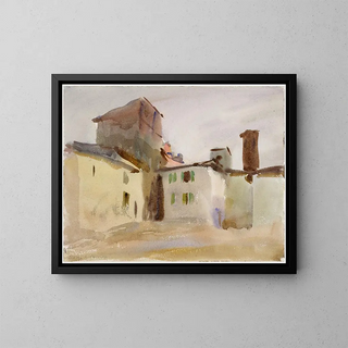 Borgo San Lorenzo - John Singer Sargent — indrammet kunstværk på væggen