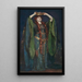 Ellen Terry som Lady Macbeth - John Singer Sargent — indrammet kunstværk på væggen