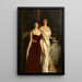 Ena og Betty døtre af Asher og Mme Wertheimer - John Singer Sargent — indrammet kunstværk på væggen