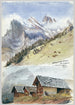 Gspaltenhorn Mürren - John Singer Sargent — visning af kunstværket