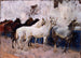 Heste i Palma - John Singer Sargent — visning af kunstværket