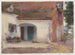 Maison et cour - John Singer Sargent — visning af kunstværket