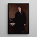 Joseph Joe Chamberlain - John Singer Sargent — indrammet kunstværk på væggen