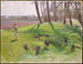Landskabsmaleri med en hyrde - John Singer Sargent — visning af kunstværket