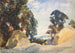 Landskabsmaleri med træer - John Singer Sargent — visning af kunstværket