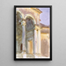 Loggia Villa Giulia Rom - John Singer Sargent — indrammet kunstværk på væggen
