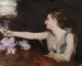 Madame Gautreau med et skål - John Singer Sargent — visning af kunstværket