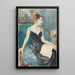 Madame Gautreau Madame X - John Singer Sargent — indrammet kunstværk på væggen