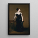 Madame X Madame Pierre Gautreau - John Singer Sargent — indrammet kunstværk på væggen