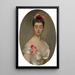 Madame la Comtesse Jacques de Ganay - John Singer Sargent — indrammet kunstværk på væggen
