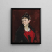 Mademoiselle Suzanne Poirson - John Singer Sargent — indrammet kunstværk på væggen