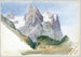 Le Cervin depuis le glacier de Zmutt, Zermatt - John Singer Sargent — visning af kunstværket