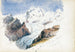 Le Mont Rose depuis Hörnli Zermatt - John Singer Sargent — visning af kunstværket