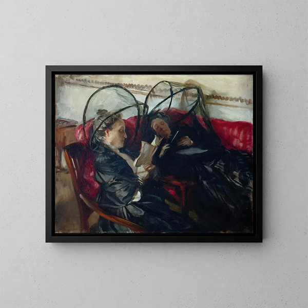 Myggenet - John Singer Sargent — indrammet kunstværk på væggen