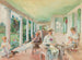 På verandaen - John Singer Sargent — visning af kunstværket