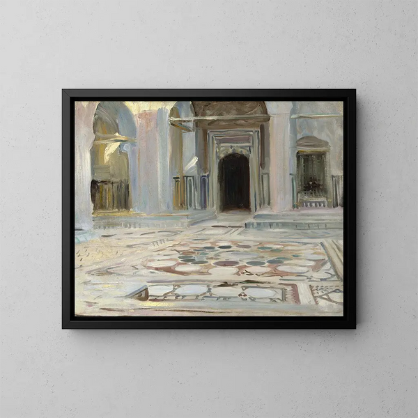 Pavement du Caire - John Singer Sargent — indrammet kunstværk på væggen